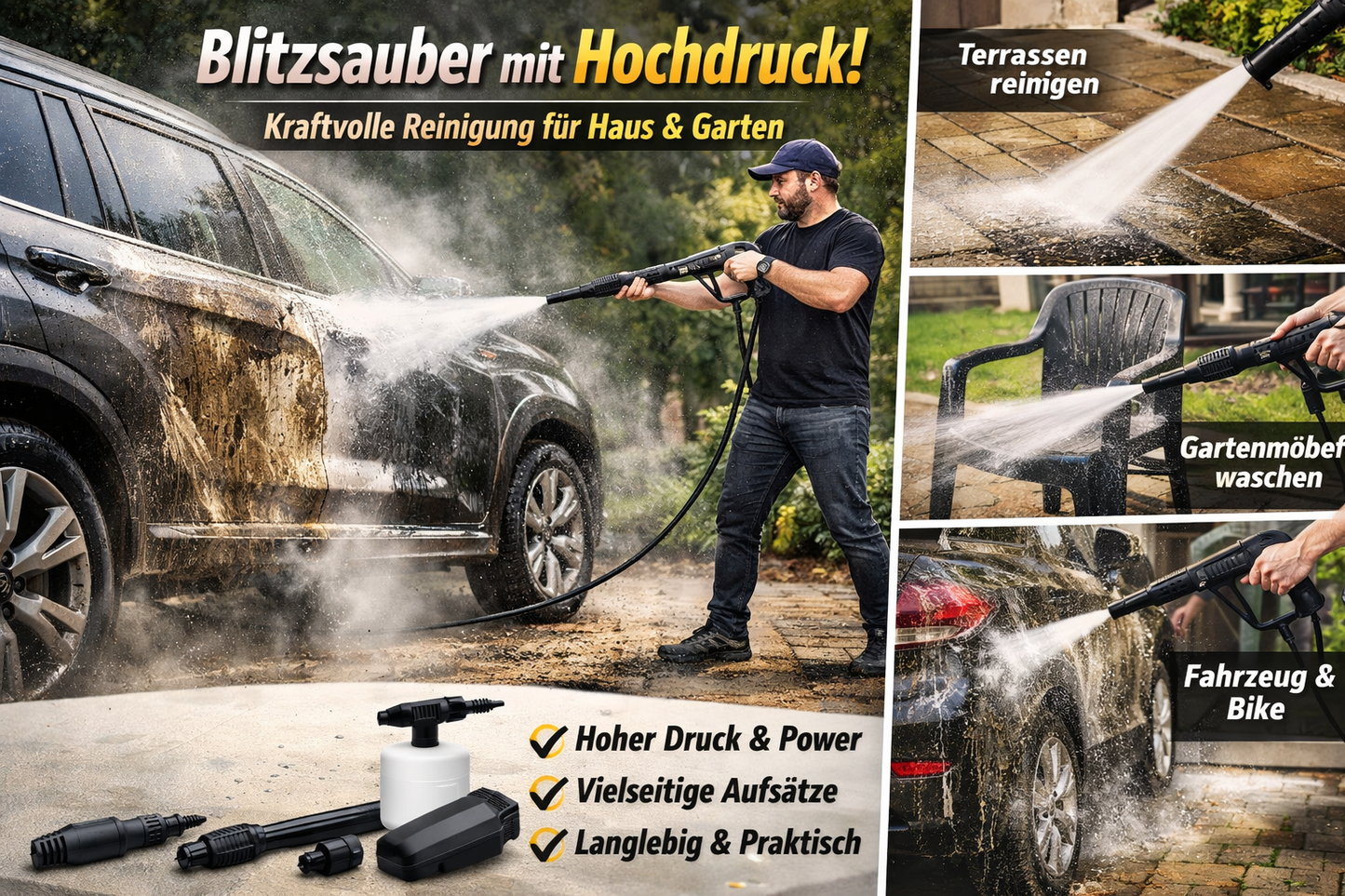 HydroLux™ Hochdruckreiniger